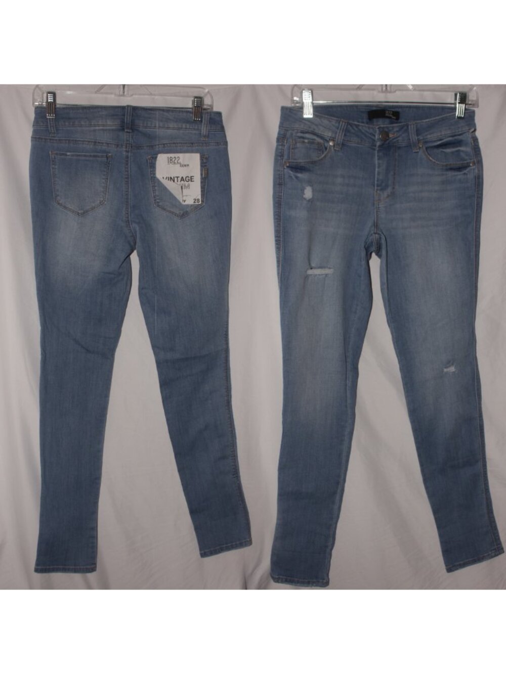 NWT 1822 Vintage Skinny Jeans Size 28